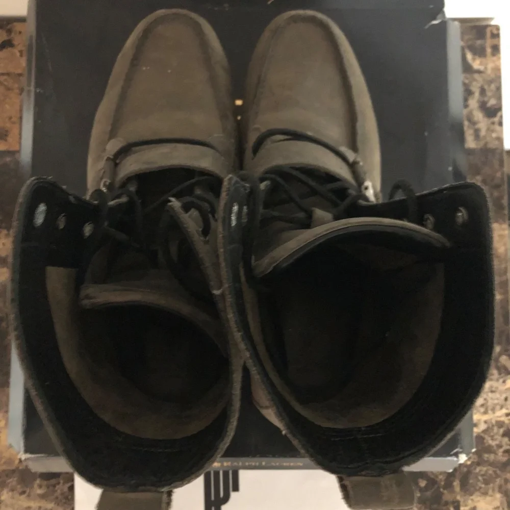 Ronnie Fieg x Polo Ralph Lauren Grey Ranger “Cookie” Boots - Picture 9 of 13